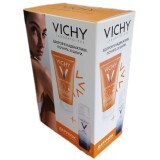 Набір Vichy Capital Soleil: Сонцезахисний матуючий флюїд для комбінованої та жирної чутливої шкіри обличчя, SPF50, 50 мл + Термальна вода, 50 мл