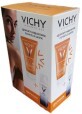 Набор Vichy Capital Soleil: Матирующий солнцезащитный флюид для комбинированной и жирной чувствительной кожи лица, SPF50, 50 мл + Термальная вода, 50 мл