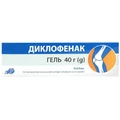 Диклофенак гель 50 мг/г по 40 г у тубах