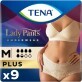 Подгузники-трусики для женщин Tena Lady Pants Plus Medium, беж., 9 шт