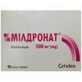 Мілдронат 500 мг, тверді капсули блістер, №90