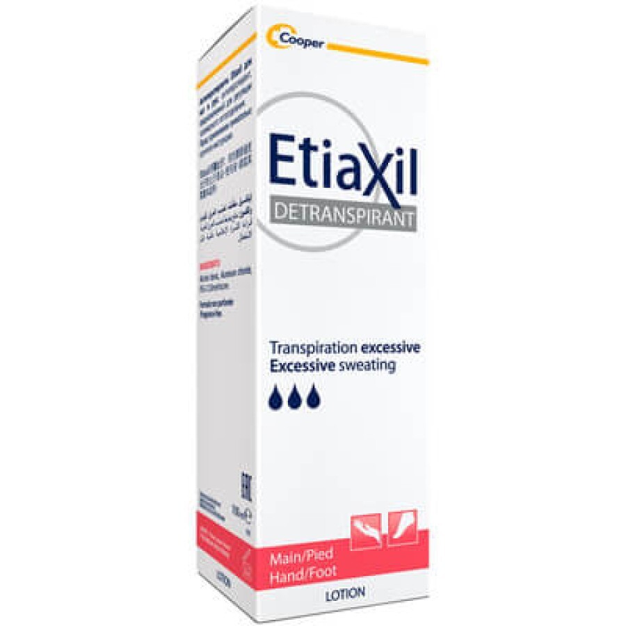 Дезодорант-антиперспірант Etiaxil (Етіаксил) для рук і ніг, 100 мл: ціни та характеристики