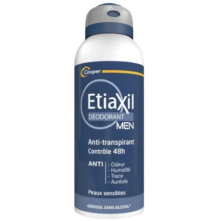 Дезодорант-антиперспирант Etiaxil Men 48H для мужчин, аэрозоль, 150 мл