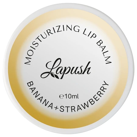 Бальзам для губ Lapush Банан+Клубника, 10 мл: ціни та характеристики