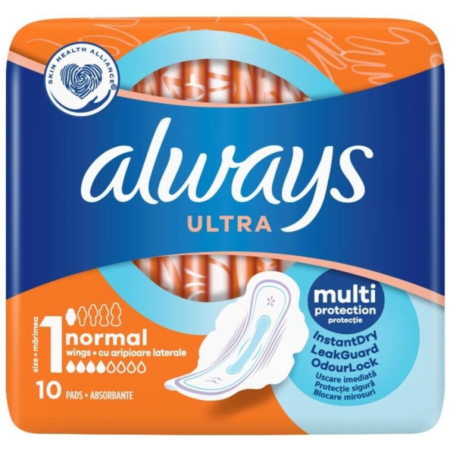 Гигиенические прокладки женские Always Ultra Normal 1, ароматизированные, 10 шт.: цены и характеристики