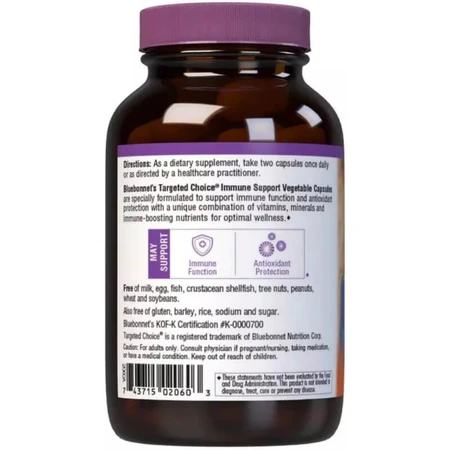 Иммунная поддержка, Immune Support, Targeted Choice, Bluebonnet Nutrition, 30 вегетарианских капсул: цены и характеристики