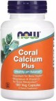 Коралловый Кальций плюс 1430 мг, Coral Calcium Plus, Now Foods, 100 вегетарианских капсул