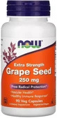 Экстракт виноградных косточек 250 мг, Extra Strength Grape Seed, Now Foods, 90 вегетарианских капсул
