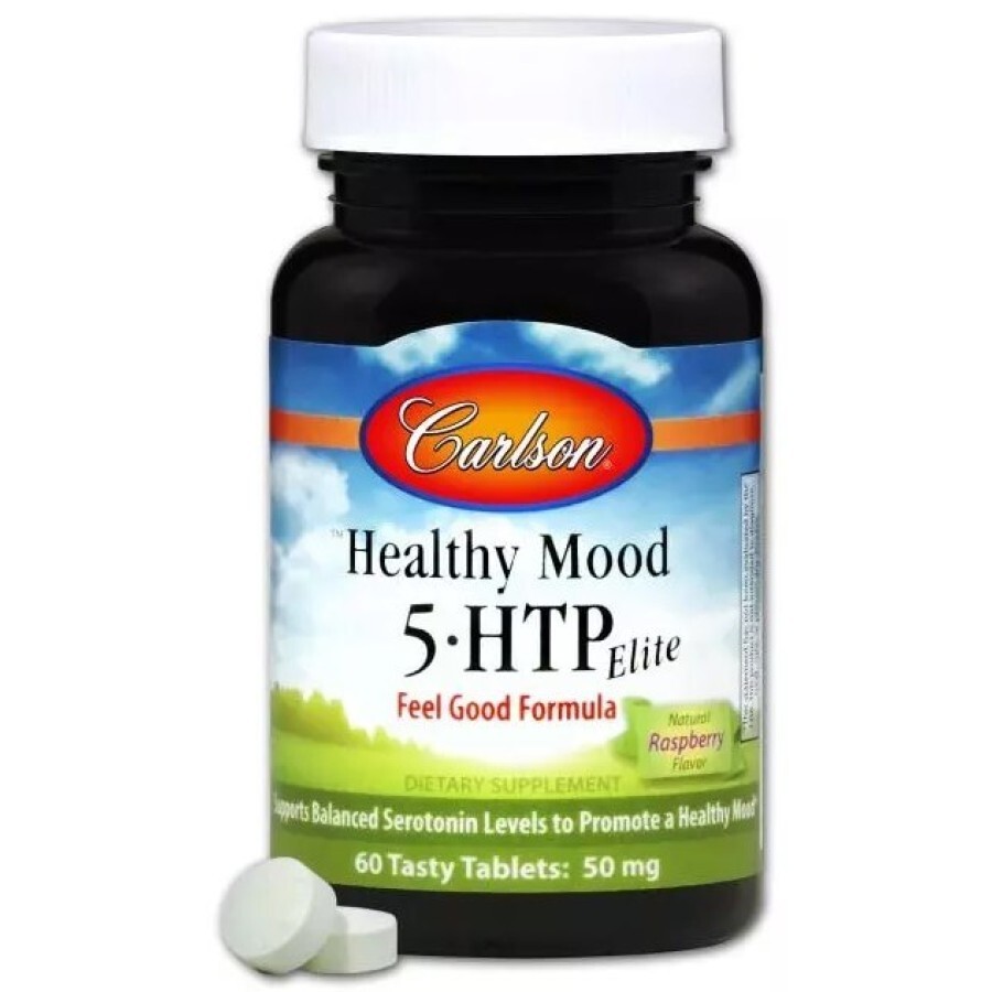 5-HTP (Гидрокситриптофан), 50мг, Healthy Mood, Carlson, 60 таблеток: цены и характеристики
