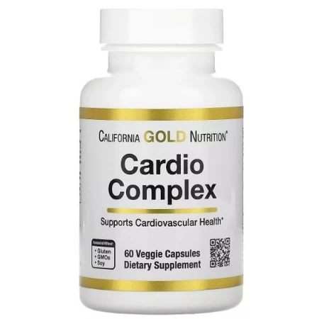 Кардио-комплекс, Cardio Complex, California Gold Nutrition, 60 вегетарианских капсул: цены и характеристики