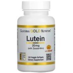 Лютеїн із зеаксантином, 20 мг, Lutein with Zeaxanthin, California Gold Nutrition, 120 вегетаріанських капсул: ціни та характеристики