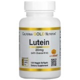 Лютеїн із зеаксантином, 20 мг, Lutein with Zeaxanthin, California Gold Nutrition, 120 вегетаріанських капсул