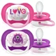Пустушка ортодонтична Philips Avent Ultra Air Happy SCF080/10 для дівчаток 6-18 місяців, №2