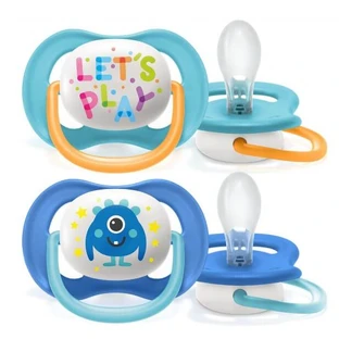 Пустушка ортодонтична Philips Avent Ultra Air Happy SCF080/10  для хлопчиків 6-18 місяців, №2