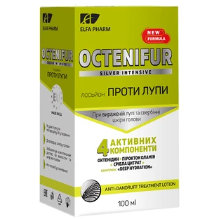 Лосьйон проти лупи Elfa Pharm Octenifur Silver Intensive, 100 мл