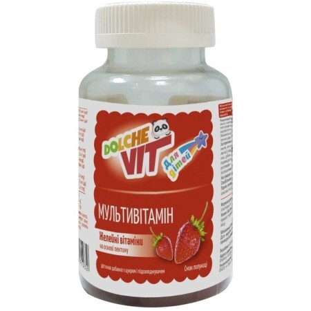 Витамины желейные Dolche Vit Мультивитамин на основе пектина для детей, 90 шт.