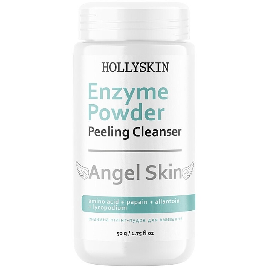 Ензимна пілінг-пудра для обличчя Hollyskin Angel Skin Enzyme Powder, 50 г: ціни та характеристики