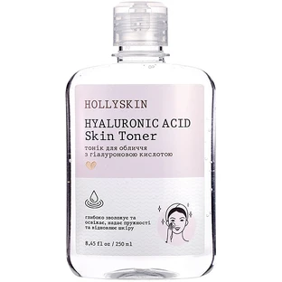 Тоник для лица с гиалуроновой кислотой Hollyskin Hyaluronic Acid Skin Toner, 250 ml