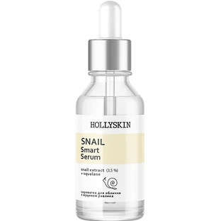 Сироватка для обличчя, з муцином равлика Hollyskin Snail Smart Serum 30 ml