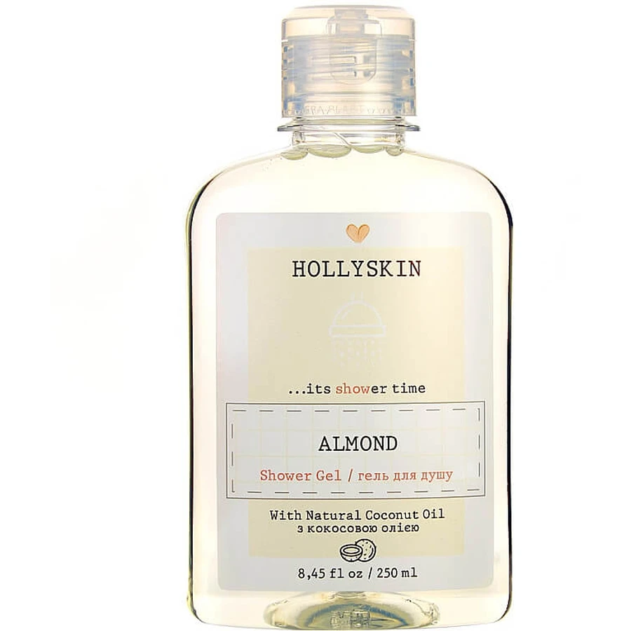 Натуральный гель для душа с ароматом миндаля Hollyskin Almond, 250 ml: цены и характеристики