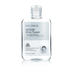 Тонік для обличчя, з екстрактом чорної ікри Hollyskin Caviar Skin Toner 250 ml