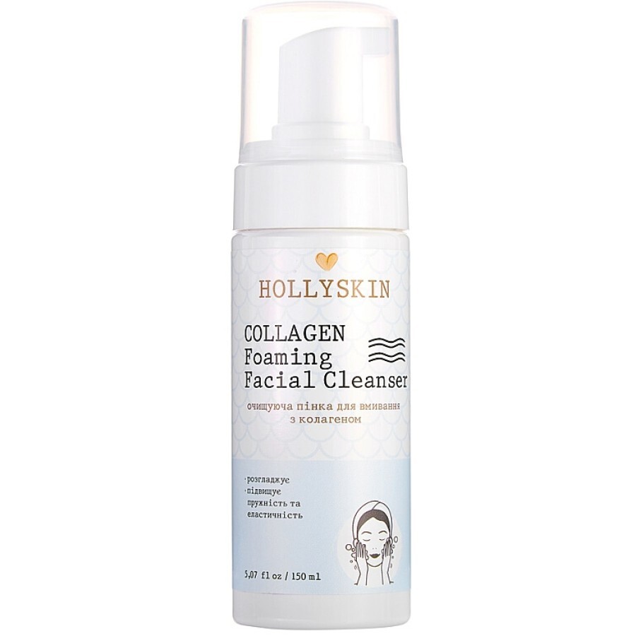 Очистительная пенка для умывания с коллагеном Hollyskin Collagen Foaming Facial Cleanser, 150 ml: цены и характеристики