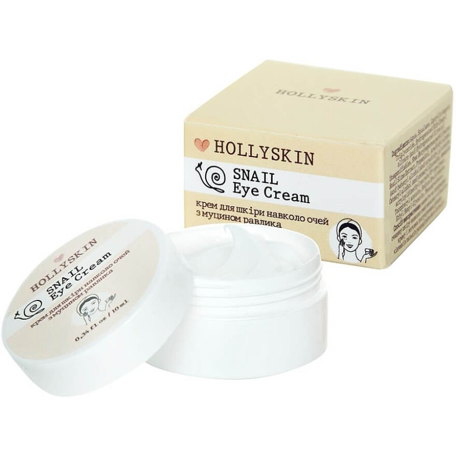 Крем для кожи вокруг глаз с муцином улитка Hollyskin Snail Eye Cream, 10 ml: цены и характеристики