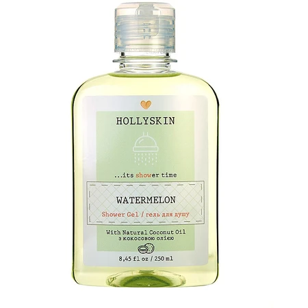 Натуральний гель для душу з ароматом кавуна Hollyskin Watermelon, 250 ml: ціни та характеристики