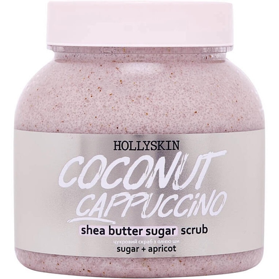 Сахарный скраб с маслом ши и перлитом Hollyskin Coconut Cappuccino 300 ml: цены и характеристики