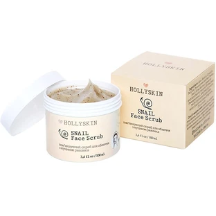 Скраб для обличчя з муцином равлика Hollyskin Snail Face Scrub 100 ml