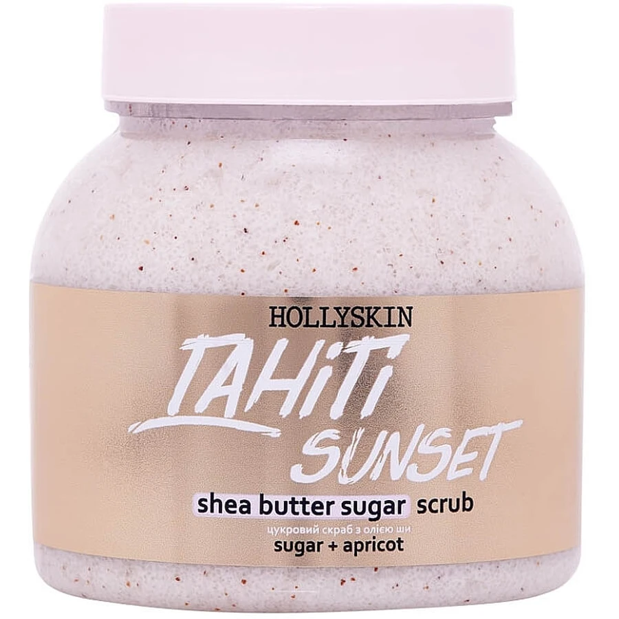 Сахарный скраб с маслом ши и перлитом Hollyskin Tahiti Sunset 300 ml: цены и характеристики