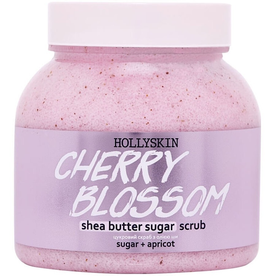 Сахарный скраб с маслом ши и перлитом Hollyskin Cherry Blossom 300 ml: цены и характеристики