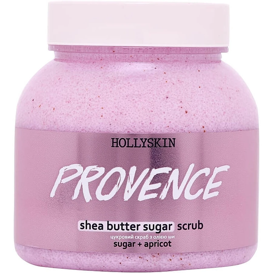 Сахарный скраб с маслом ши и перлитом Hollyskin Provence 300 ml: цены и характеристики