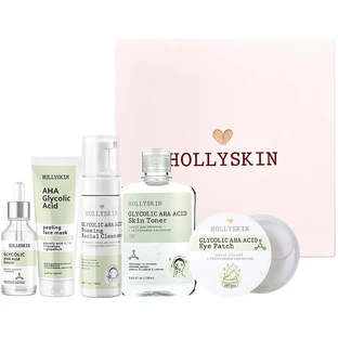 Набор Hollyskin Glycolic AHA Acid Care Maxi Set