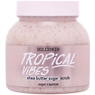 Сахарный скраб с маслом ши и перлитом Hollyskin Tropical Vibes, 300 мл