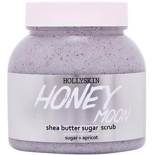 Сахарный скраб с маслом ши и перлитом Hollyskin Honey Moon, 300 мл