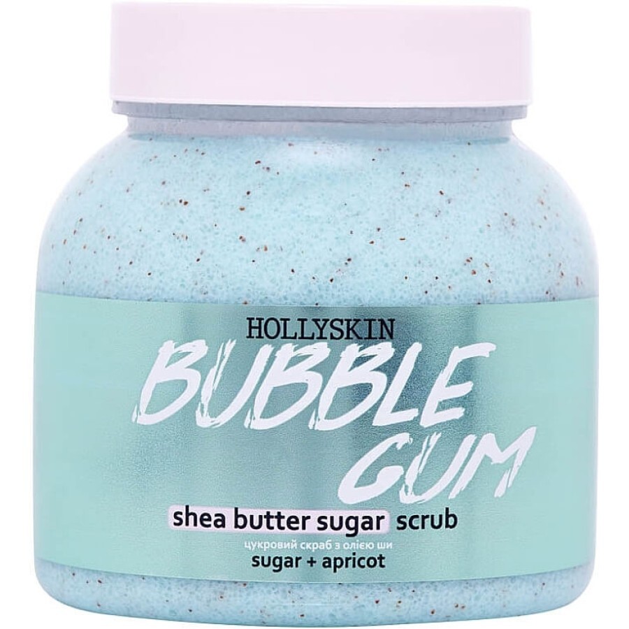 Сахарный скраб с маслом ши и перлитом Hollyskin Bubble Gum, 300 мл: цены и характеристики