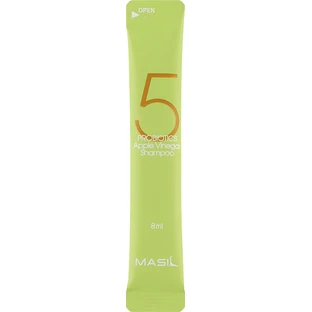 Мягкий безсульфатный шампунь с пробиотиками и яблочным уксусом Masil 5 Probiotics Apple Vinegar Shampoo (пробник), 8 мл