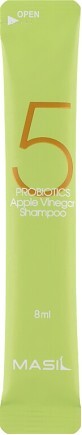 М&#39;який безсульфатний шампунь з пробіотиками та яблучним оцтом Masil 5 Probiotics Apple Vinegar Shampoo (пробник), 8 мл