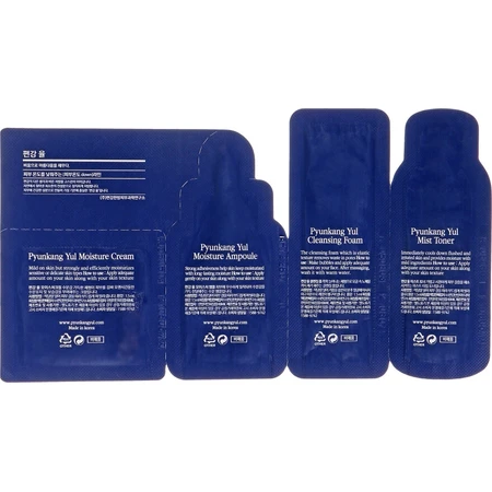 Набір пробників Pyunkang Yul (toner/1.5ml + foam/1.5ml + ampoule/1.5ml + cr/1.5ml): ціни та характеристики