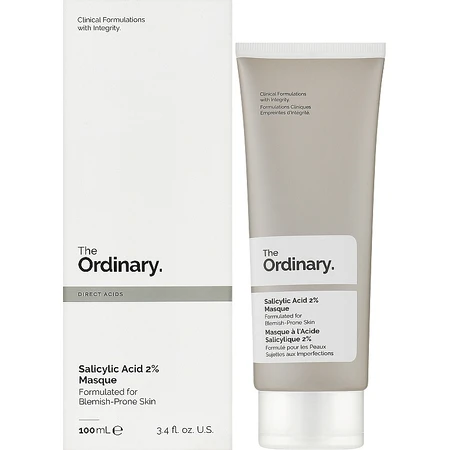 Маска для лица с салициловой кислотой 2% The Ordinary Salicylic Acid 2% Masque, 100 мл: цены и характеристики
