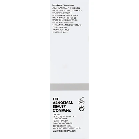 Сыворотка для лица Ordinary Alpha Arbutine 2% HA Sérum Hydratant, 60 мл: цены и характеристики