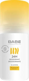 Кульковий дезодорант Babe Laboratorios Sensitive 24 Години захисту з пребіотиком, 50 мл