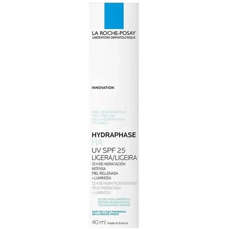 Интенсивно увлажняющий крем для лица La Roche-Posay Hydraphase HA UV, SPF25 Light, 40 мл: цены и характеристики