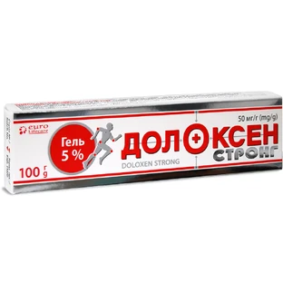 Гель Долоксен Стронг 5%, 100 г