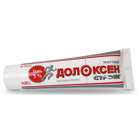 Гель Долоксен Стронг 5%, 100 г: цены и характеристики