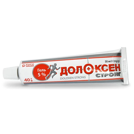 Гель Долоксен Стронг 5%, 40 г: ціни та характеристики