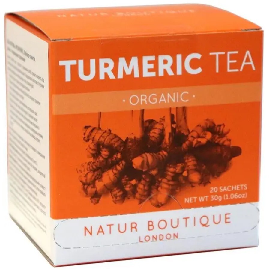 Чай Natur Boutique Куркума органічний, 20 фільтр-пакетів: ціни та характеристики