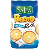 Хрусткі хлібні сухарики Salza Bredo Rolls із морською сіллю, 70 г