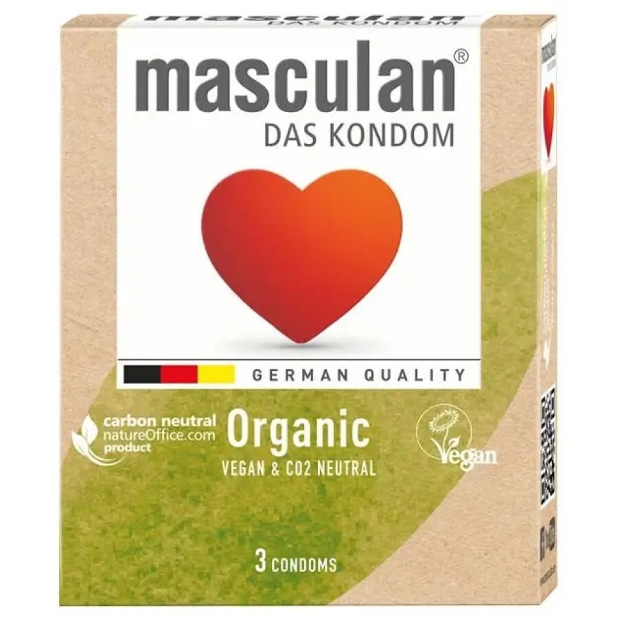 Презервативи Masculan Organic, 3 шт: ціни та характеристики